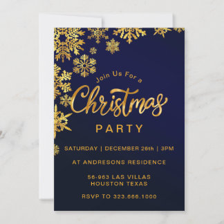 Elegant Simple Snowflake Gold Arch-kerstfeest Kaart