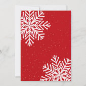 Elegant Simple Snowflake Gold Arch-kerstfeest Kaart (Achterkant)