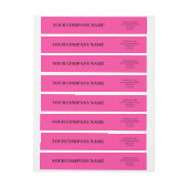 Elegant Simple Stylish Bight Pink Custom Business  (Vel)