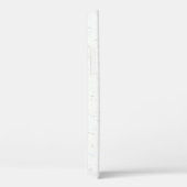 Elegant Simple Terrazzo Stone Grey Name Monogram Case-Mate iPhone Case (Achterkant / Rechts)