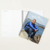 Élégant, Simple, Unique Photo Daily Planner (Devant avec enveloppe)