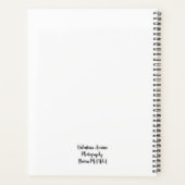 Élégant, Simple, Unique Photo Daily Planner (Dos)