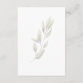 Elegant Simple Waterverf Greenery Modern Save The Date (Achterkant)