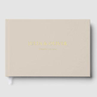 Elegant Simple Wedding | Linen Foil Design