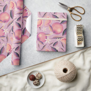 Elegant Sinaasappel Grove schemer Cadeaupapier