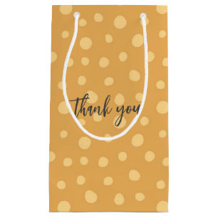 Elegant Sinaasappel Polka Dots Bruiloft Favor Gift Klein Cadeauzakje