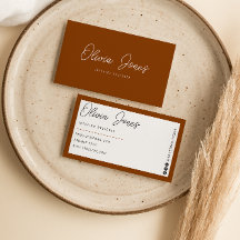 Elegant Sinaasappel Terracotta Branding Modern Tre