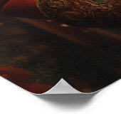  Elegant Sinterklaas Red Brocade Suit & Pet Poster (Hoek)