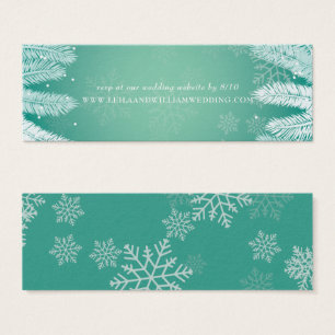 Elégant site de mariage hivernal RSVP