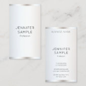 Elegant Sjabloon Moderne Verticale Professionals Visitekaartje (Voorkant / Achterkant)