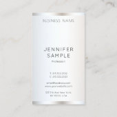 Elegant Sjabloon Moderne Verticale Professionals Visitekaartje (Achterkant)