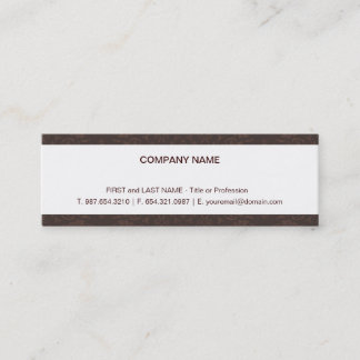 Elegant Skinny Card Mini Visitekaartje