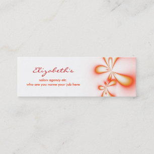 elegant skinny visitekaartje