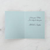 Elégant Sky Blue Bonne carte mère (Intérieur)