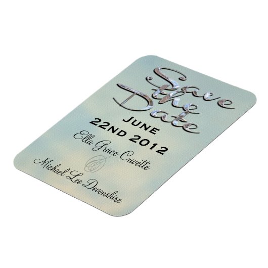 Elegant slaat de datum op magneet (Linkerzijde)