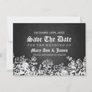 Elegant slaat de Victoriaans Vlaanderen zwarte dat Save The Date