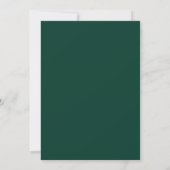 Elegant smaragdgroen Eucalyptus 2025 Afstuderen Kaart (Achterkant)