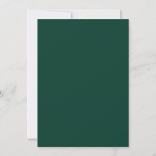 Elegant smaragdgroen Eucalyptus 2025 Afstuderen Kaart (Achterkant)