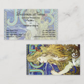 Elegant Smoke, Job beroemd gemaakt door Alphonse M Visitekaartje (Voorkant / Achterkant)