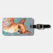 Elegant Smooth Coat Chihuahua Bagagelabel (Voorkant horizontaal)