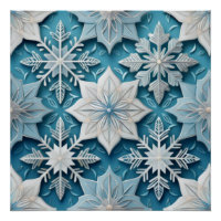 Elegant sneeuwvlok patroon voor Winter Decor