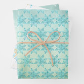 Elegant Snowflake Assortment Inpakpapier Vel (In situ)