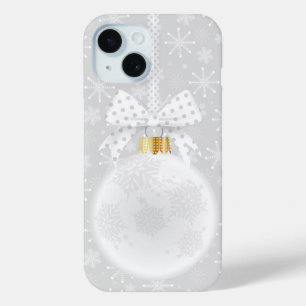 Elegant Snowflake White Ornament Kerstmis