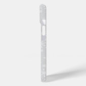 Elegant Snowflake White Ornament Kerstmis Case-Mate iPhone Case (Achterkant / Links)