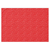 Elegant Snowflakes op Red Tafelkleed (Voorkant (Horizontaal))