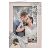 Elegant Snowflakes Winter Weddenschap Hartelijk da (Voorkant)