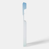 Elegant Soft Blue & White Ombre iPhone Hoesje (Linkerkant)