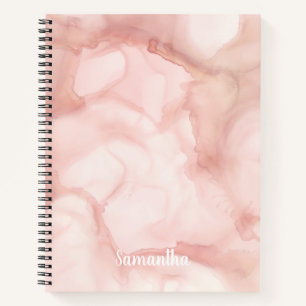Elegant Soft Blush Roze Pastel Notitieboek Journal