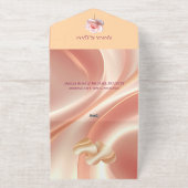 Elegant Soft Blush Wedding Invitation (Extérieur)