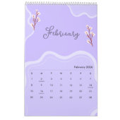 Elegant Soft Floral Aesthetic Kalender (Feb 2026)