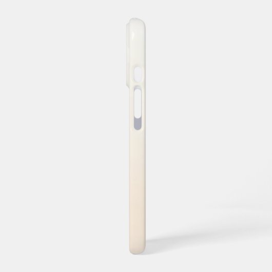 Elégant Soft Gold Gradient iPhone 16 Coque - Luxe (Côté gauche)