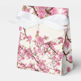 Elegant Soft Pink Cherry Blossom Florals Bedankdoosjes