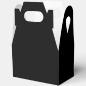 Elegant Solid Black Bedankdoosjes (Open)