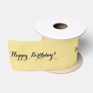 Elegant Solid Faux Gold Black Gift Wrapping Lint