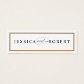 Elégant Solid Frontière Or Boire Billet Cheveux (Dos)