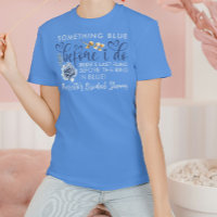 Elegant Something Blue Voor Ik Trouw Bruidsdiner
