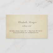 Elegant Sophisticated, Flower Loyalty Kaart (Achterkant)