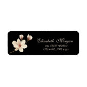 Elegant Sophisticated Magnolia Address Etiket (Voorkant)