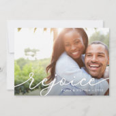 Elégant souhait | Carte photo de vacances (Devant)