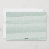 Elégant souhait | Carte photo de vacances (Dos)