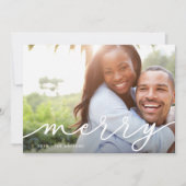 Elégant souhait | Carte photo de vacances (Devant)