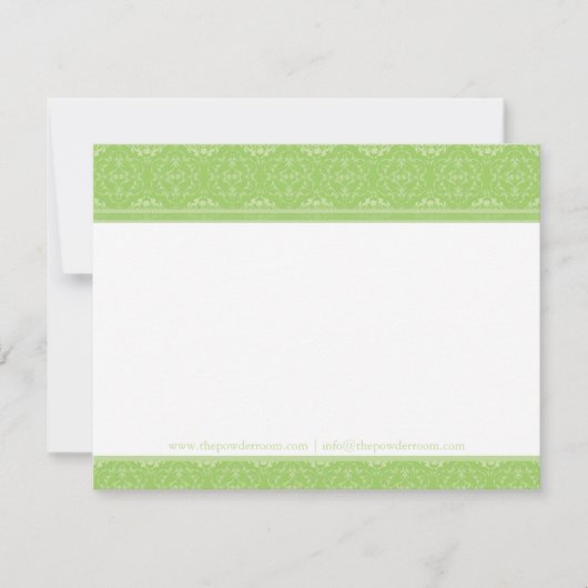Élégant Spa et Cartes pour notes de salon (Devant)