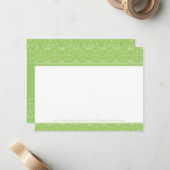 Élégant Spa et Cartes pour notes de salon (Devant/Arrière en situation)
