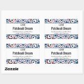 Élégant Spa Étiquette de produits de beauté (Feuille)