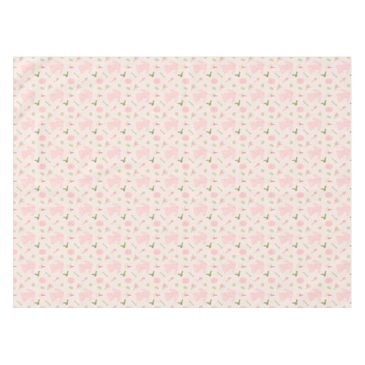 Elegant Spa patroon met robe, haardroger Tafelkleed (Voorkant (Horizontaal))