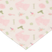 Elegant Spa patroon met robe, haardroger Tafelkleed (Gekanteld)